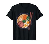 Ramen Bowl Noodles Japanese Kawaii Anime Manga Otaku Neko T-Shirt