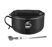 Ramen Bowl, Ramen Bowl, Portable Soup Bowl, Dishwasher Safe Ramen Bowl, College Dorm, Instant Lunch Instant Noodle Bowl with Lid and Handle -