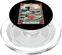 Ramen Bowl Surfing Tarot Card The Great Wave Off Kanagawa PopSockets PopGrip for MagSafe