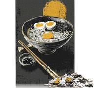Ramen Bowl with Eggs And Chopsticks Puzzle 1000 Piece Adult Jigsaw Puzzle Wooden Puzzles for Adults Teenagers Teenager Man Woman Gift 1000pcs (75x50cm)