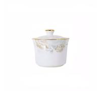Ramen Bowls Fruit Bowl Stew Soup Bowl Household Gold-Rimmed Bone China Bird's Nest Soup Bowl Small Cup Bowl Ceramic Health Cup Mini Cup with Lid Salad Bowl Dinner Plates(260ml)