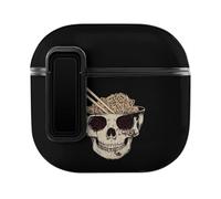 Ramen Brain Hard Shell Case Skin Accessories Cover with Secure Lock Clip Compatible with AirPods 4