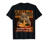 Ramen Cat - British Shorthair Cat - Ramen Thief - Grunge Value Graphic T-Shirt