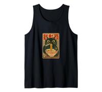 Ramen Cat Retro Japanese Noodles Kawaii Graphic Tank Top