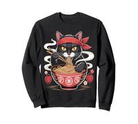 Ramen Cat Samurai Noodle Sweatshirt