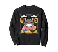 Ramen Cat Tshirt Gamer Kawaii Funny Retro Japanese Gaming Sweatshirt