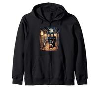 Ramen Cat Tshirt Gamer Kawaii Funny Retro Japanese Gaming Zip Hoodie