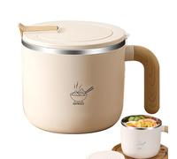 Ramen Cooker, Stainless Steel Insulated Food Containers, 1550ml Electric Noodle Ramen, Thermal Bowl Food Container, Hot Pot Cooker Mug, Lunch Storage Tool for Travel, Travel Cooker for Steaming, Fry
