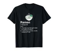 Ramen Definition Meaning Funny Japanese Noodle Soup T-Shirt