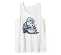 Ramen Eating Otter Japanese Noodles Tank Top