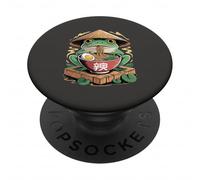 Ramen Frog Enjoying Delicious Noodles PopSockets Adhesive PopGrip