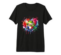 Ramen Frog France Love Noodle Bowl Toad French Food Premium T-Shirt