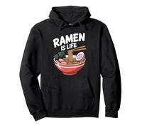 Ramen Is Life Funny Japanese Food Lover Design Pullover Hoodie