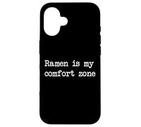 Ramen is my comfort zone Funny Ramen Minimalist Typewriting Case for iPhone 16