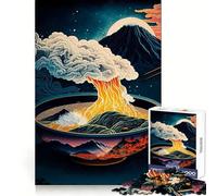 Ramen Japan Food 1000 Piece Jigsaw Puzzles for Adults Jigsaw Mind Play Home Pastime Clean Edge Lovely Present (50x75cm)