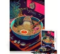 Ramen Japan Food 1000 Piece Jigsaw Puzzles for Teenagers Jigsaw Brain Workout Toy Group Play Art Assembly Classic Gift (38x52cm)