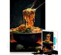 Ramen Japan Food 1000 Pieces Jigsaw Puzzles for Adults Mental Logic Toy Serene Time Firm Cut (50x75cm)