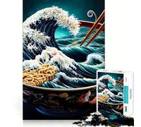 Ramen Japan Food 1000 Pieces Jigsaw Puzzles for Teenagers Memory Upgrade Casual Relax Sharp Cut Art Display (50x75cm)