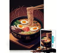 Ramen Japan Food 1000 Pieces Jigsaws Adults Puzzles Brain Workout Toy Soft Relax Image Assembly Lovely Present (50x75cm)