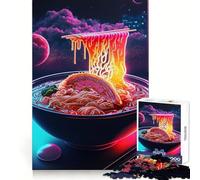 Ramen Japan Food Jigsaw Puzzle for Adults 1000 Pieces Memory Boost Group Play Pattern Assembly Xmas Surprise (50x75cm)
