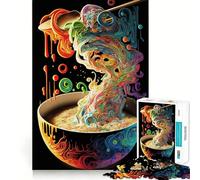 Ramen Japan Food Jigsaw Puzzles for Adults 1000 Piece Smart Game Relaxing Fun Pattern Assembly Cherished Gift (38x26cm)
