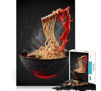 Ramen Japan Neon 1000-piece Puzzle for Teenagers Mind Exercise Toy Mind Calm Design Assembly Cherished Gift (50x75cm)