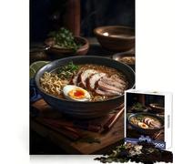 Ramen Japanese Food 1000 Piece Jigsaw Puzzles for Teenagers Jigsaw Enhance Memory Cozy Relax Firm Cut Festive Gift (50x75cm)