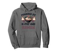 Ramen KPop Powered By Ramen & K-Pop Heart K Pop Pullover Hoodie