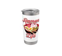 Ramen Life Noodle Bowl with Chopsticks Japanese Stainless Steel Insulated Tumbler