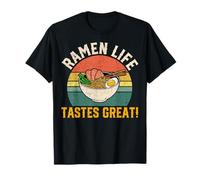 Ramen Life Tastes Great - Retro Vintage Ramen Noodles Lover T-Shirt