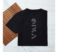 Ramen Lucky Cat T-Shirt - Black - XL
