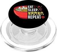Ramen Noodle Bowl Love Japanese Kawaii Otaku Eat Sleep Ramen PopSockets PopGrip for MagSafe