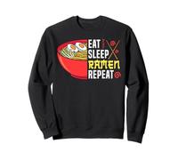 Ramen Noodle Bowl Love Japanese Kawaii Otaku Eat Sleep Ramen Sweatshirt