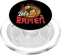 Ramen Noodle Bowl Love Japanese Kawaii Otaku Let's Ramen PopSockets PopGrip for MagSafe