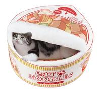 寵幸 Ramen Noodle Dog & Cat Bed,Keep Warm and Super Soft Creative Pet Nest for Indoor Cats,Removable Washable Cushion for Small Medium Large Dogs and Cats
