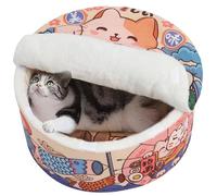 寵幸 Ramen Noodle Dog & Cat Bed,Keep Warm and Super Soft Creative Pet Nest for Indoor Cats,Removable Washable Cushion for Small Medium Large Dogs and Cats