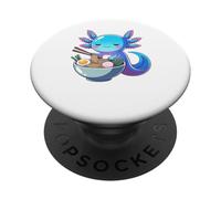 Ramen Noodle Japanese Anime Manga Kawaii Turtles Axolotl PopSockets Adhesive PopGrip