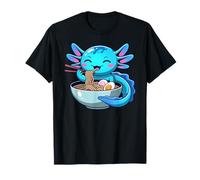 Ramen Noodle Japanese Anime Manga Kawaii Turtles Axolotl T-Shirt