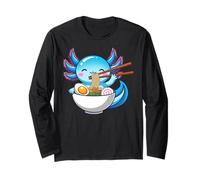 Ramen Noodle Japanese Anime Manga Ramen Kawaii Axolotl Long Sleeve T-Shirt