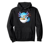 Ramen Noodle Japanese Anime Manga Ramen Kawaii Axolotl Pullover Hoodie