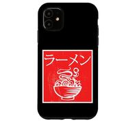 Ramen Noodle Old Restaurant Red Sign Japanese Writings Ramen Case for iPhone 11