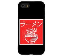 Ramen Noodle Old Restaurant Red Sign Japanese Writings Ramen Case for iPhone SE (2020) / 7/8