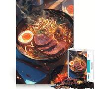 Ramen Noodles 1000 Pieces Jigsaws Adults Puzzles Brain Workout Toy Soft Relax Image Assembly Lovely Present (50x75cm)