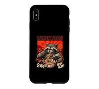 Ramen Rage Slurp Nom Nom Ramen Raccoon Anime Case for iPhone XS Max
