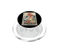Ramen Shiba Inu Dog Japan Ukiyo-e Style Great Wave Art PopSockets PopGrip for MagSafe