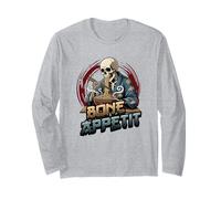 Ramen Skeleton Bone Appetit Japanese Noodle Lover Long Sleeve T-Shirt