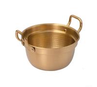 Ramen Soup for Pot 19cm 304 Stainless Steel Double Handle Noodle Cooker for Gas Stove for instant Cup Noodles Vegetarian Snack Prep(S)