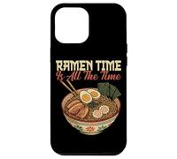 Ramen Time Is All The Time Japanese Food Graphic Noodle Case for iPhone 12 Pro Max