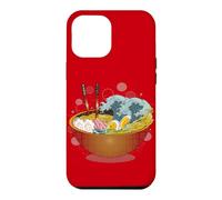 Ramen Tsunami Warning: Delicious Bowl of Tidal Wave Noodles Case for iPhone 12 Pro Max