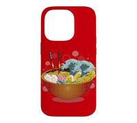 Ramen Tsunami Warning: Delicious Bowl of Tidal Wave Noodles Case for iPhone 14 Pro